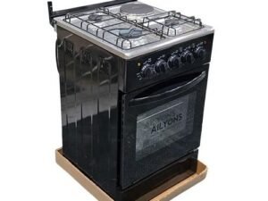 Ailyons JCZ-D600 3 Gas + 1 Electric Free Standing Cooker – Cook meals fast and evenly with gas or electric burners, perfect for busy kitchens.