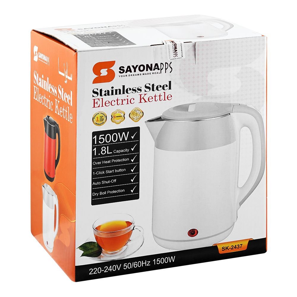 Sayona 1.8L Stainless Electric Steel Kettle